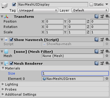 Basic NavMesh dummy GameObject