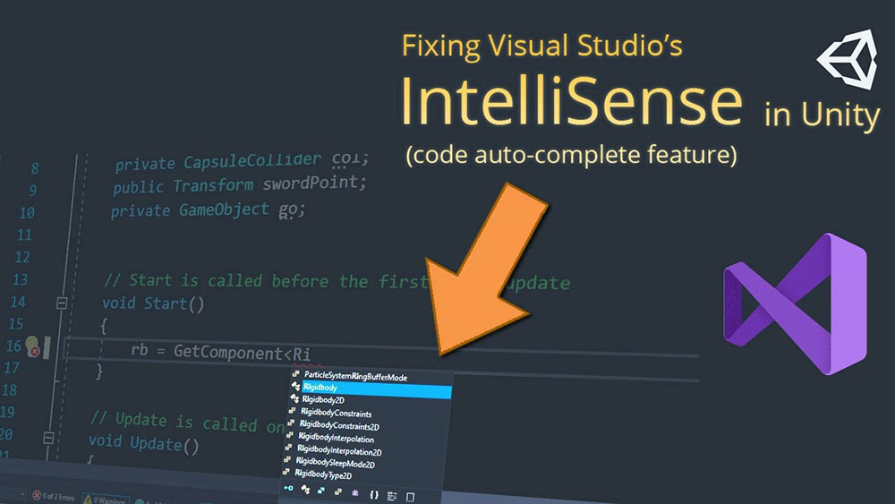 Fixing Visual Studio's IntelliSense in Unity