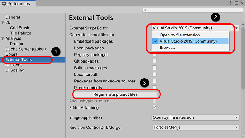 Setting the External Script Editor