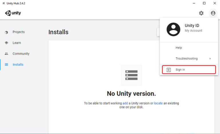 download unity without hub