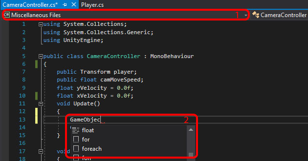 Fixing Visual Studio's IntelliSense (auto-complete) in Unity — Terresquall  Blog