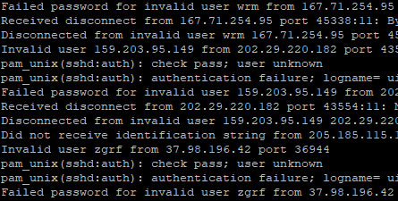 Malicious login attempts in Ubuntu