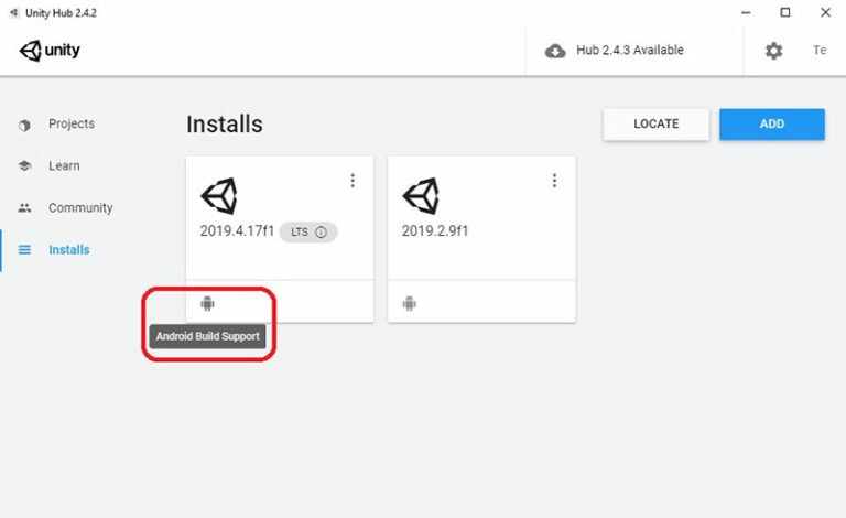 Export your Unity project by building an APK (for Android ...