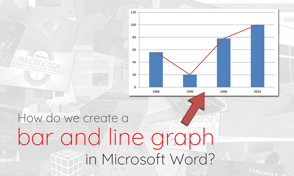 how to make a line graph in word 2021