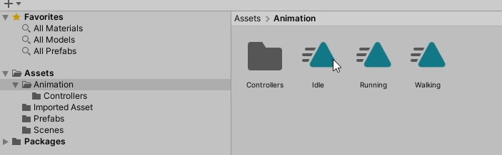 Your animations should be in the right folder