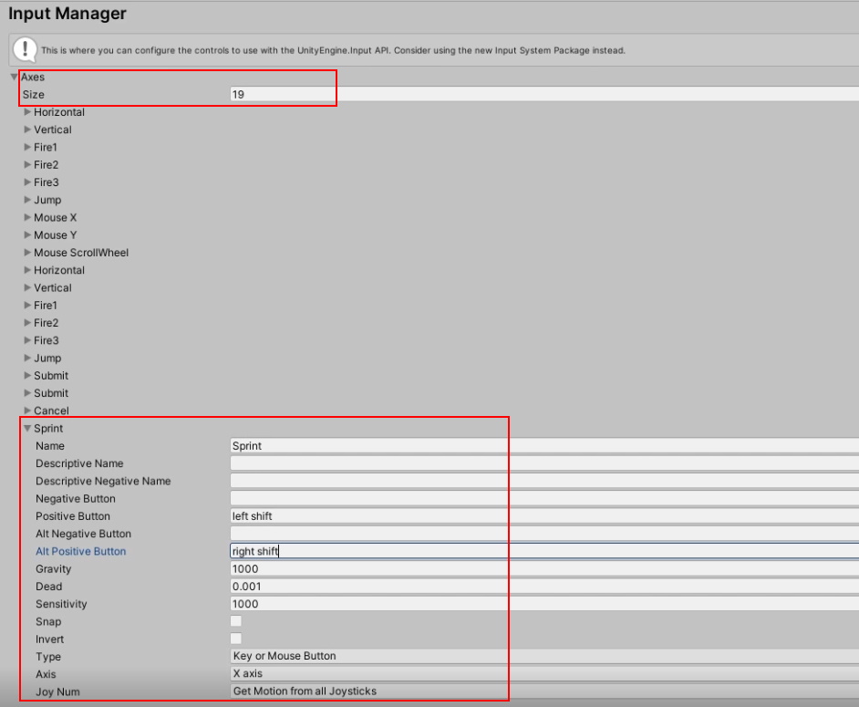 Setting the Sprint key