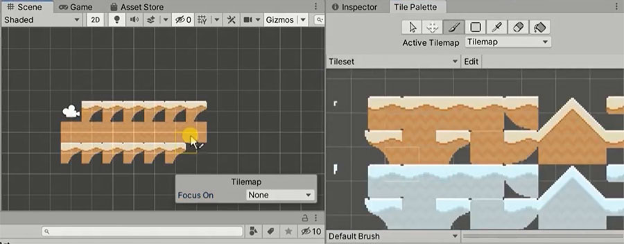 Unity's Tile Palette off-centre