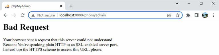 Bitnami phpMyAdmin: For security reasons, this URL is only accessible ...