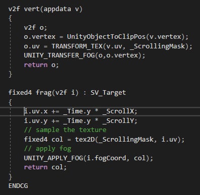 vertex and fragment shader