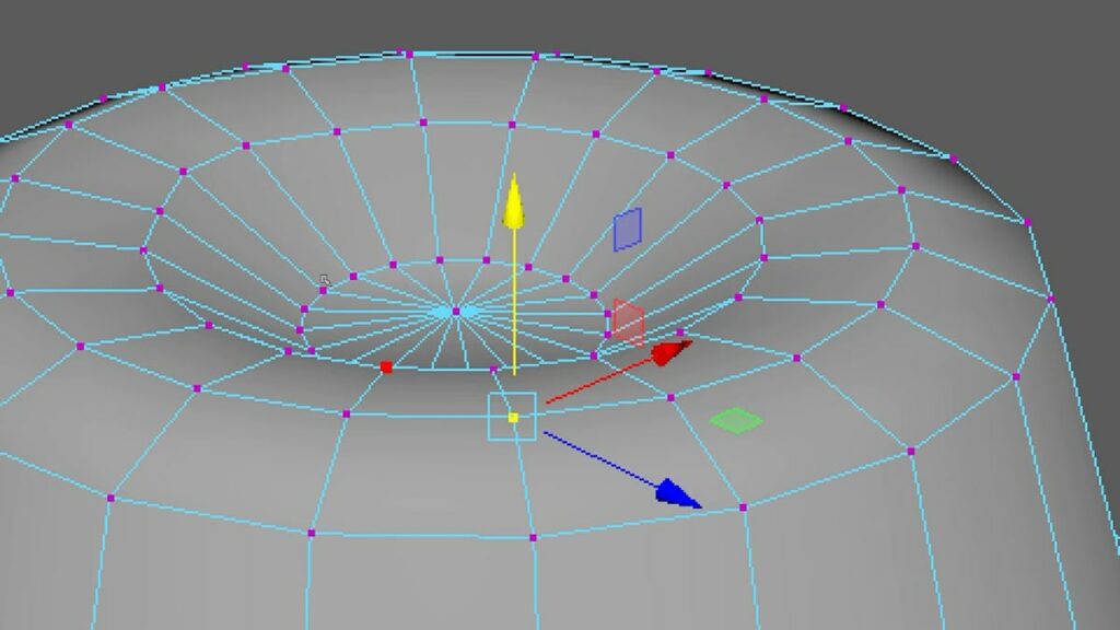 Vertices in 3D modelling