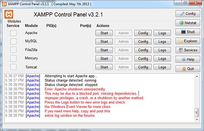 macos check apache status