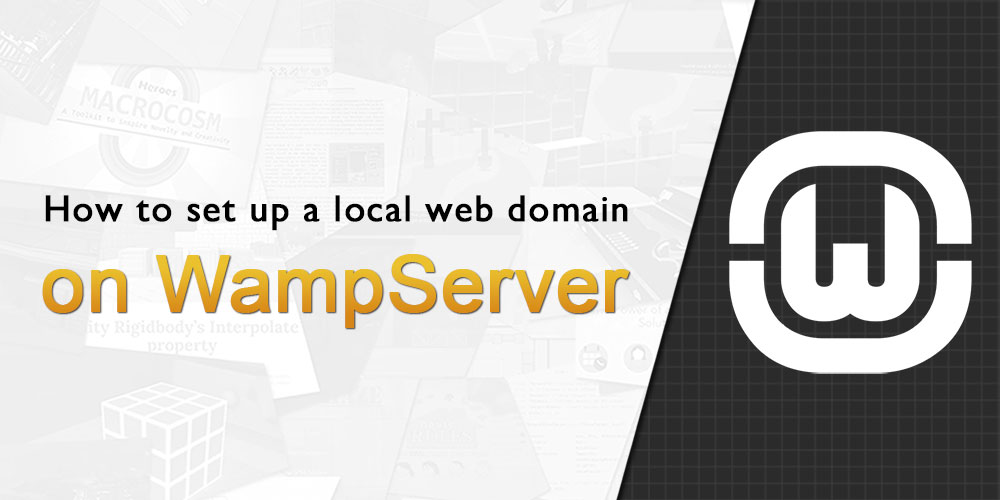 How to set up a local web domain on WampServer