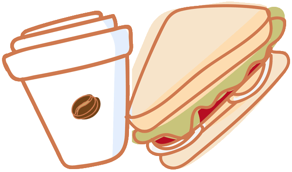 Coffee and Sandwich