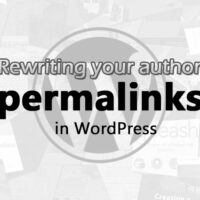 How to rewrite the author permalink URL structure in WordPress ...