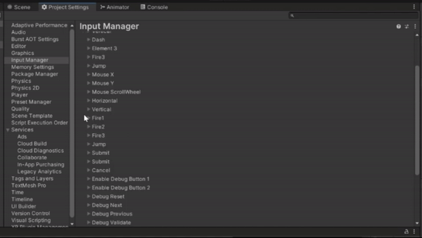 input manager