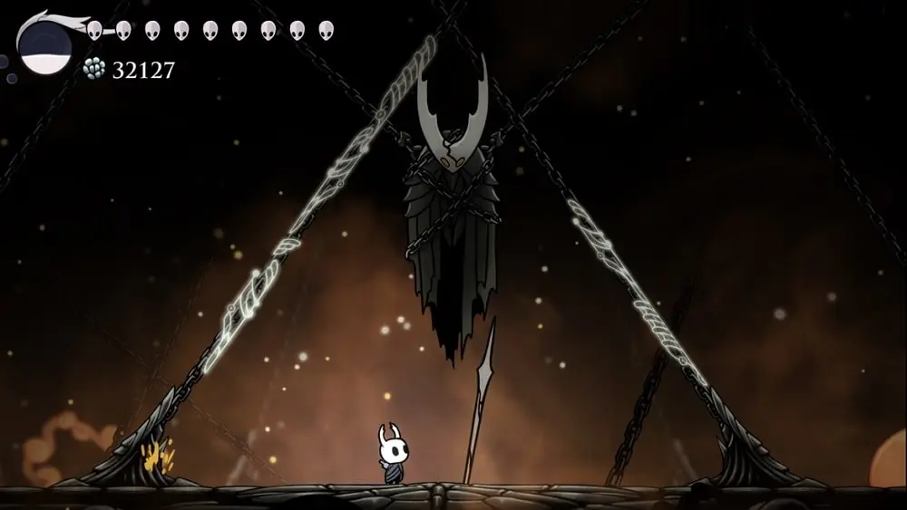 The Hollow Knight Boss in-game