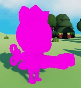 Unity Editor showing an object with pink materials due to mismatching Render Pipelines