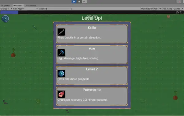 Level Up UI is not adaptive