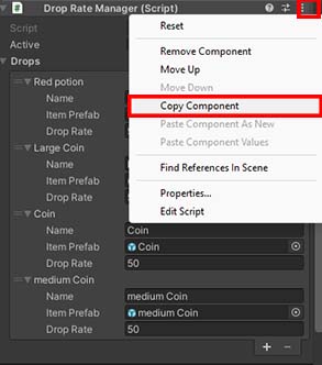 copy components for DropRateManager