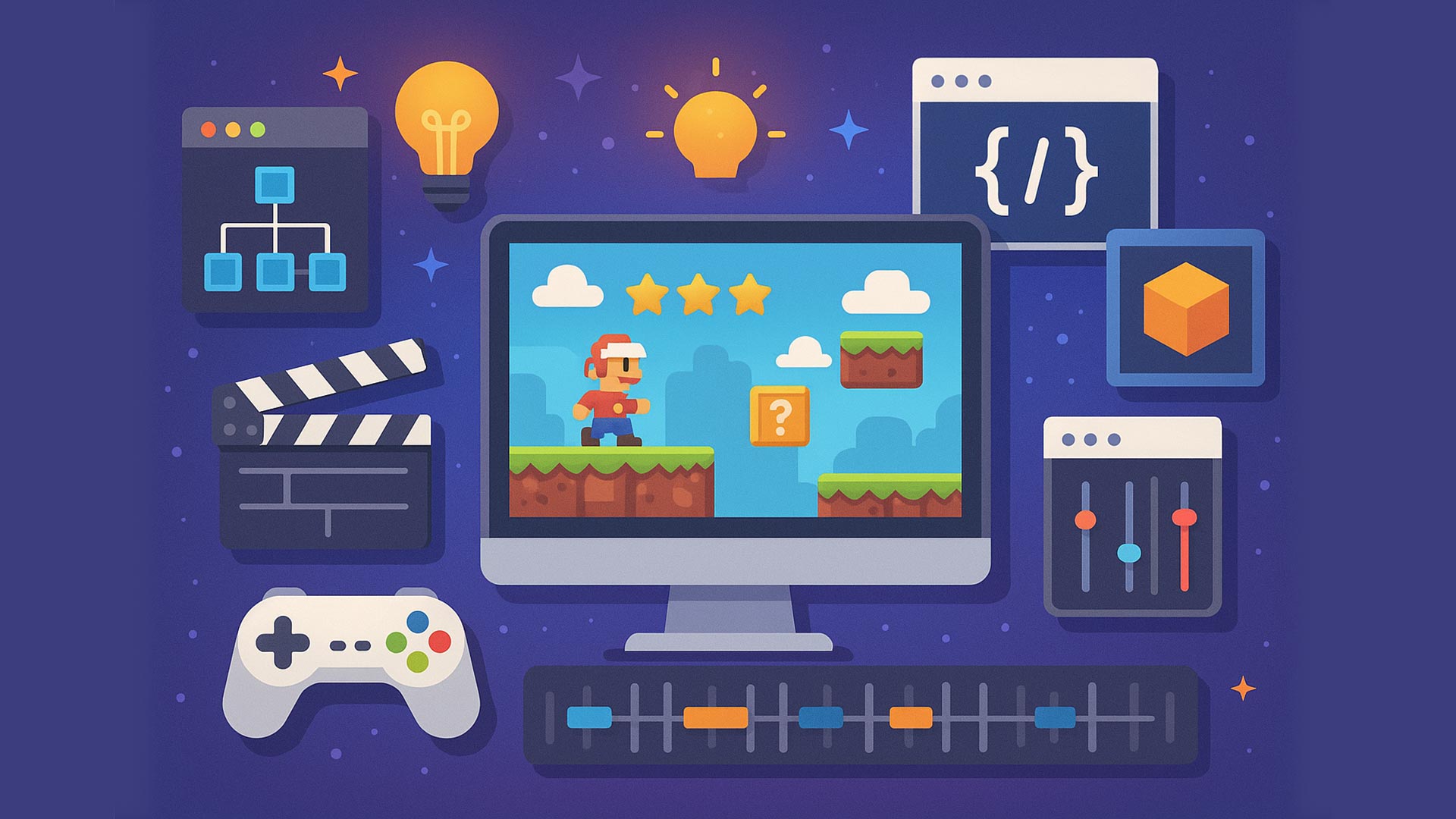 Game Dev Marketing Background