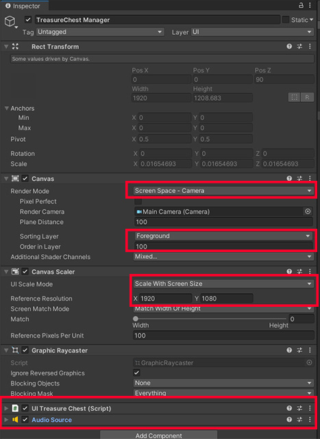 Setting Up Ui Treasure Chest