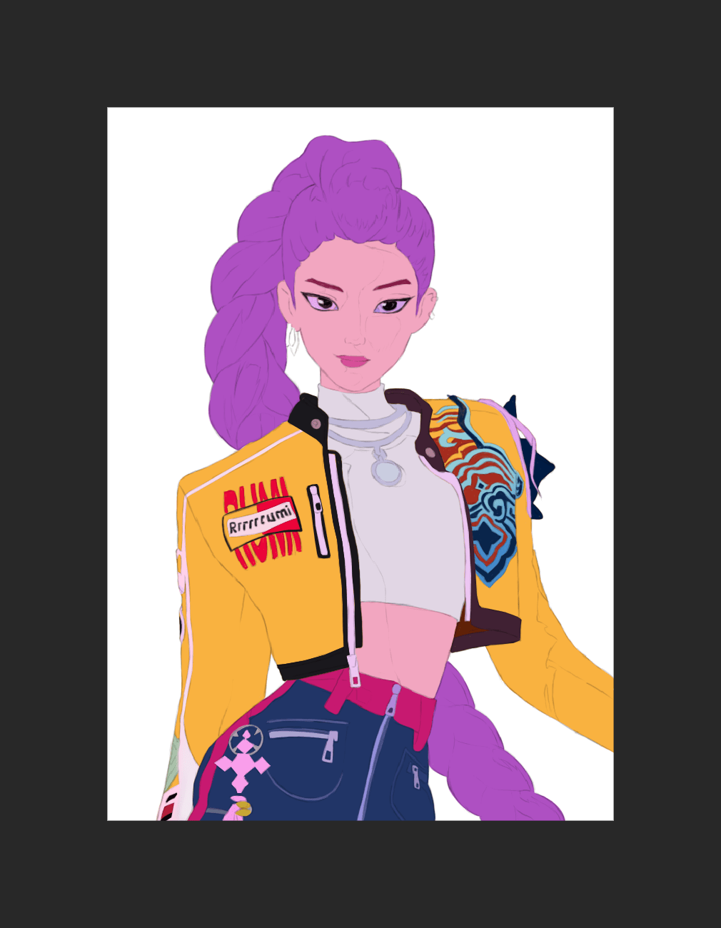 Kpop Demon Hunter Flat
