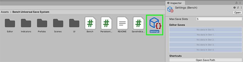 Max Save Slots - Bench