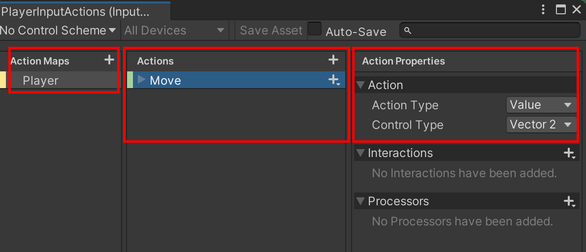 setting move action