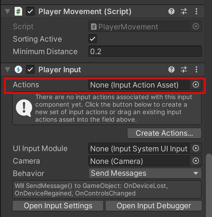 add player input onto player object