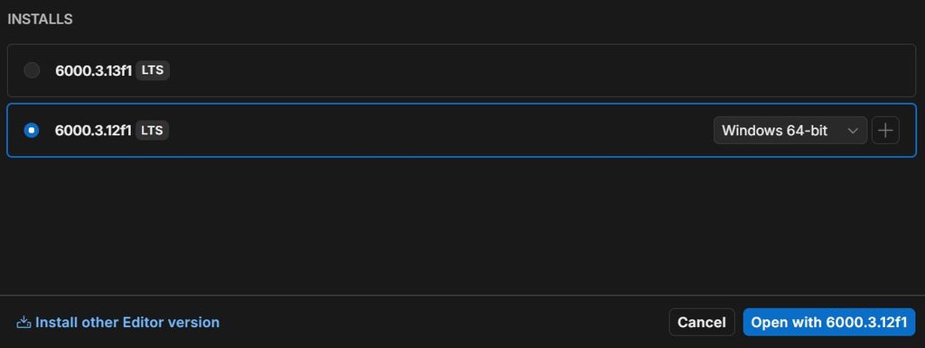 Changing version to 6000.3.12f1