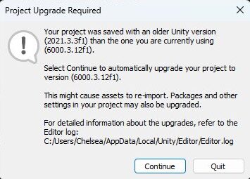 Continuing Project Upgrade